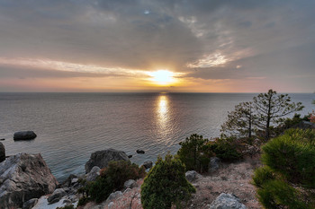 Abendstimmung am Meer / ***