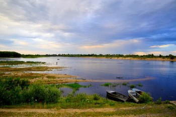 Abend auf dem Fluss / ***