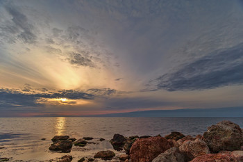 Abendstimmung am Meer / ***