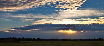 Vor Sonnenuntergang. / ***