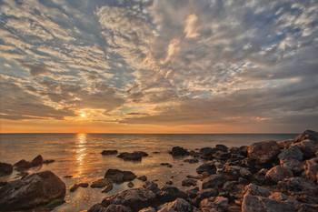 Abendstimmung am Meer / ***