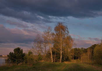 Frühlingsabend. / ***