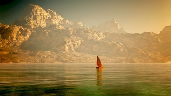 Am Fuße der Berge ... / ***