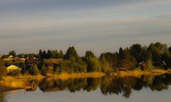 Am Abend Sonnenuntergang / ***