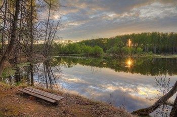 Abend auf dem See / ***