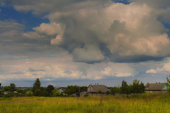 Abend im Dorf / ***