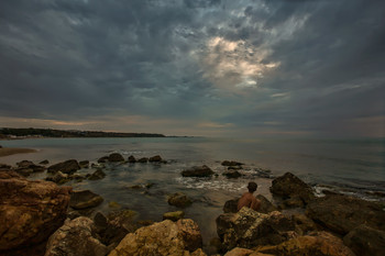 Abendstimmung am Meer / ***