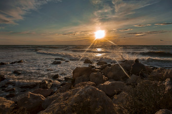 Abendstimmung am Meer / ***