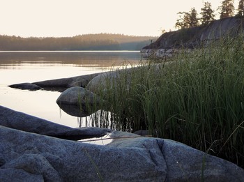 Morgen auf dem Ladoga-See / ***