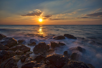 Abendstimmung am Meer / ***