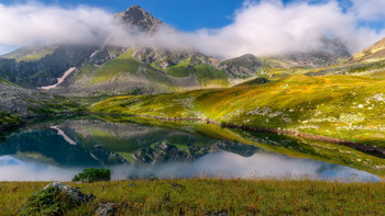 Morgen am Bergsee / ***