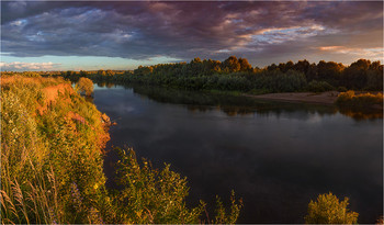 Abend auf dem Fluss / ***