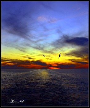 Sunset Skizze / ***