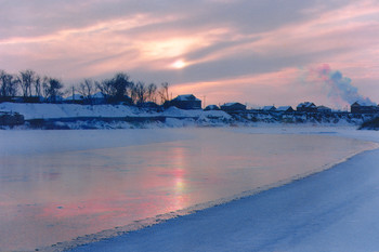 Sonnenuntergang im Winter / ***