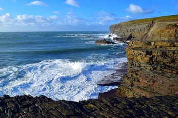 Am Atlantik / Am Atlantischen Ozean an der Westküste von Irland.