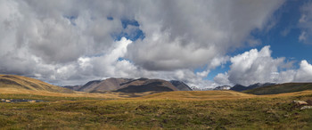 Steppe ... Mountains ... Clouds ... / ***