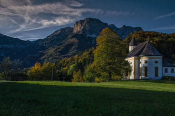 Der Untersberg / Berchtesgagener Land in Bayern.