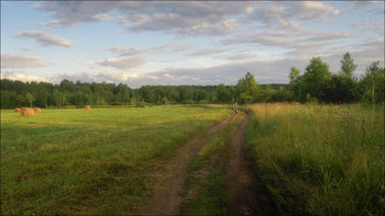 Abend auf dem Gebiet / ***