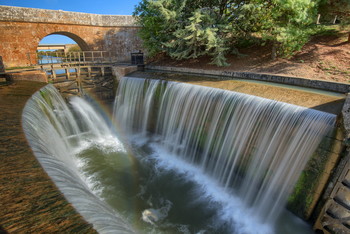 Calahorra de Rivas / Esclusas de Calahorra de Rivas en el Canal de Castilla