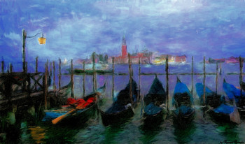 Venice / Photo + postprocessing simulating the style of oil painting.
Thank you for viewing my images..