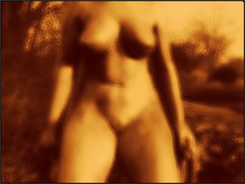 the proud swimmer / converted, reworked - nude female torso