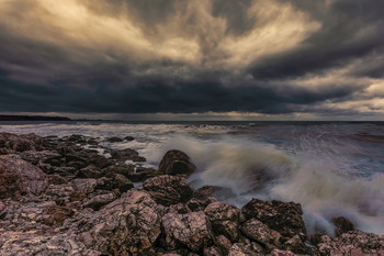 Abendstimmung am Meer / ***