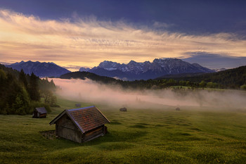 Wagenbrüchsee / mit Karwendelgebirge