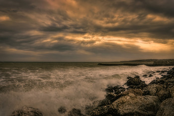 Abendstimmung am Meer / ***