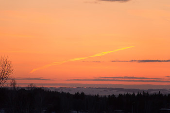 Frühling Sonnenuntergang / ***