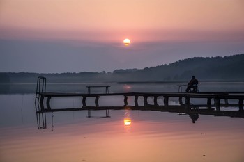 Na podeście... / Najlepsza pora na zdjęcie...