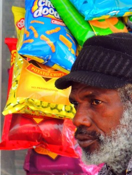 street portraits / street portrait. Man with beard.