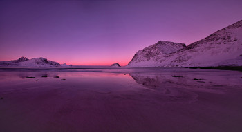 Lofoten / Sonnenaufgang auf den Lofoten