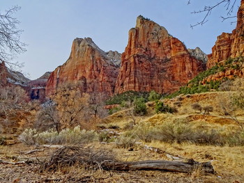 &nbsp; / Court of the Patriarchs, Zion National Park, Utah, USA