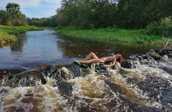 Gründonnerstag / Derszha-river, Zubtsov-district, Tver region, Russia