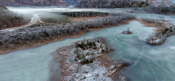 Almsee / Almsse aufgenommen mit DJI Air