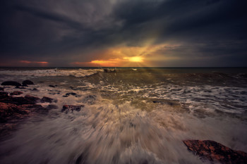 Abendstimmung am Meer / ***