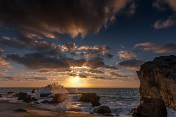 Abendstimmung am Meer / ***