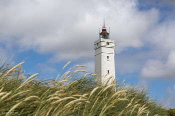 Blavand / Leuchtturm Blavand auf Dänemark an der Nordseeküste