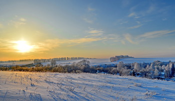Sonnenuntergang im Winter / ***