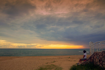 Abendstimmung am Meer / ***