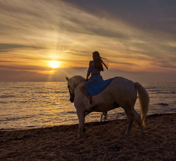 Abendstimmung am Meer / ***