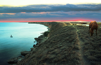 Bei Sonnenuntergang / ***