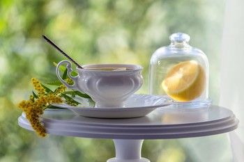 Tee mit Zitrone / ***