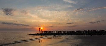 Abendstille / Sonnenuntergang bei Zoutelande,NL