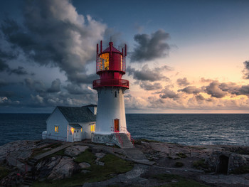 Lindesnes lighthouse / a beautiful evening at lindesnes lighthouse:)
Norways southern point :)