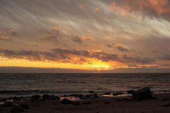 Herbst-Sonnenuntergang / ***