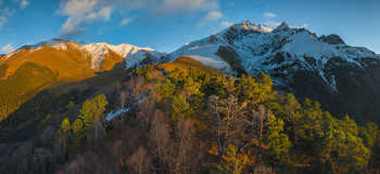 Erster Schnee in den Bergen / ***