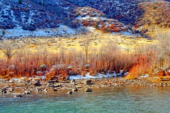 &nbsp; / Animas River, Durango, Colorado, USA