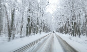 Winter road. / ***