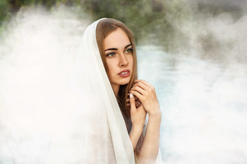  / girl fog river